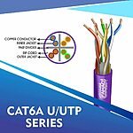 at6a 23 awg 4 twisted pair utp network cable 305-500m