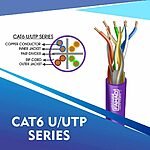 cat6 23 awg 4 twisted pair u/utp network cable 305-500m