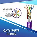 cat6 23 awg Outdoor 4 twisted pair Ftp network cable 305-500m