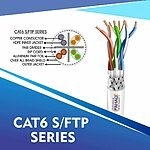 cat6 23 awg 4 twisted pair sftp network cable 305-500m