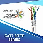 Cat6 u/utp Elevator Flat Cable 23 awg 4 pair 305m