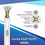 Cat6a f/utp Elevator Flat Cable 23 awg 4 pair 305m B
