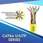 at6a 23 awg 4 twisted pair utp network cable 305-500m