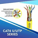 cat6 23 awg 4 twisted pair u/utp network cable 305-500m