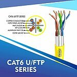 cat6 23 awg 4 twisted pair u/ftp network cable 305-500m
