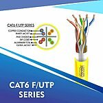 cat6 23 awg Outdoor 4 twisted pair Ftp network cable 305-500m