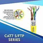 Cat6 u/utp Elevator Flat Cable 23 awg 4 pair 305m