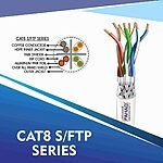 cat8 network cable 23awg 4 Twisted pair S-FTP 305m G