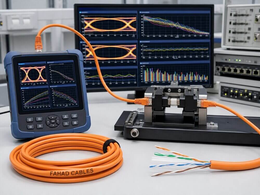 CAT6 cable quality inspection and manufacturing assurance