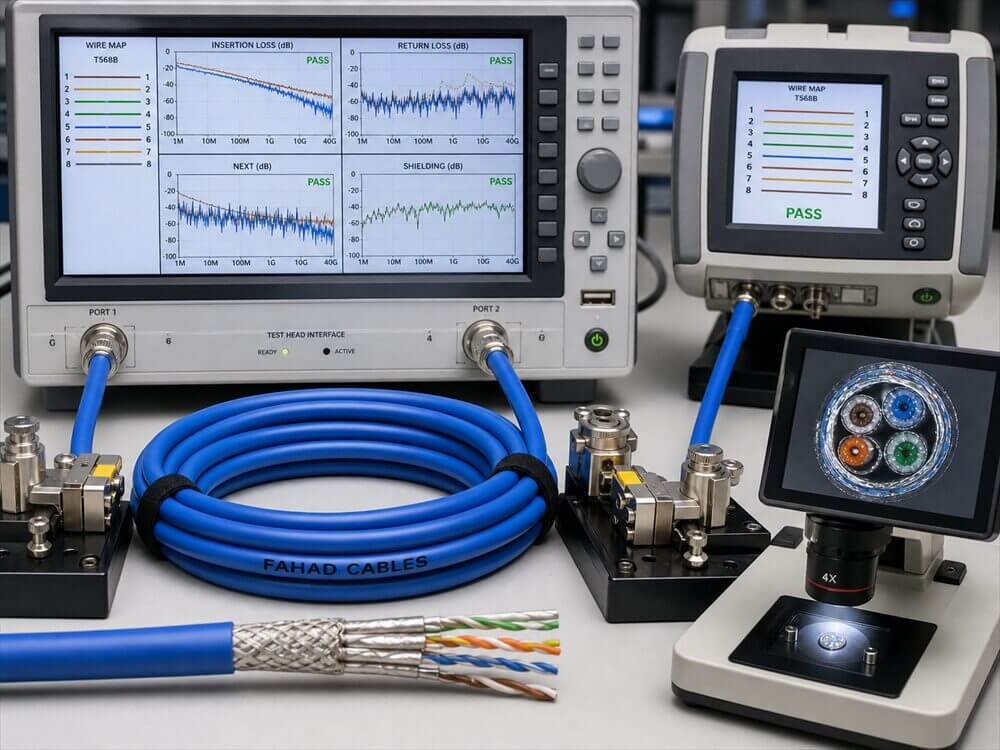CAT8 Network Cable 11 CAT8 cable quality testing